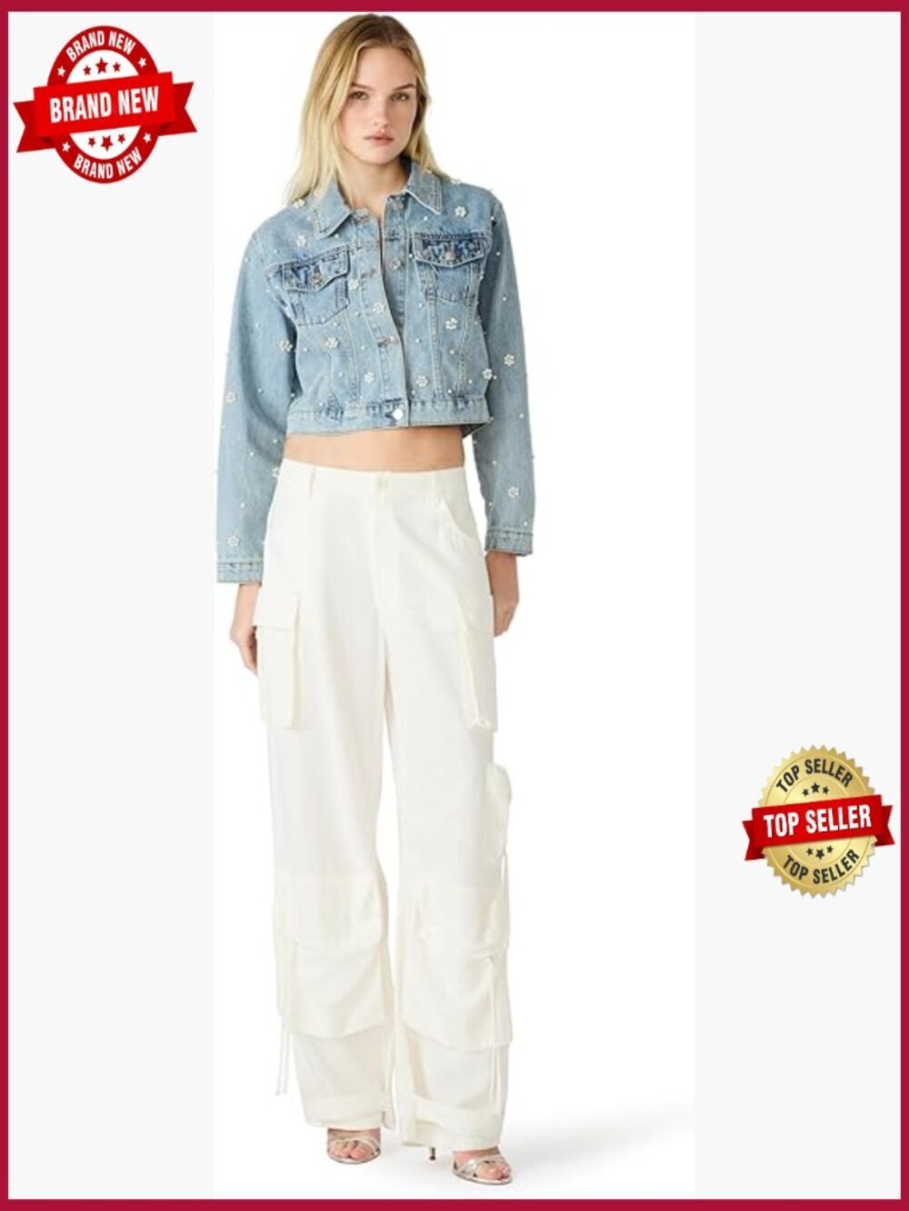Linen-Blend Relaxed Fit Straight Leg Work Pants